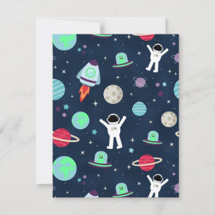 Reserva La Fecha Ilustración de patrón espacial