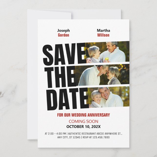 Reserva La Fecha imagen de póster de película Aniversario de boda (Anverso)