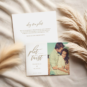 Reserva La Fecha Imagen y caligrafía minimal moderna de trama de gi