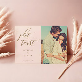 Reserva La Fecha Imagen y caligrafía minimal moderna de trama de gi