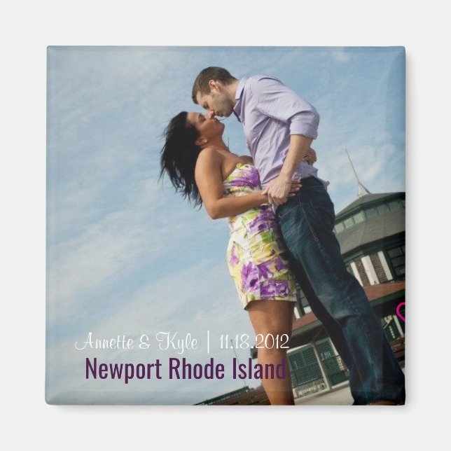 Reserva la fecha | Imán | Para parejas enamoradas (Frente)