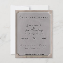 Reserva La Fecha Impresión texturizada de tela rosa - cualquier col