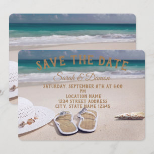 Reserva La Fecha Increíble Boda en Playa, Las Casas Marinas Salvan