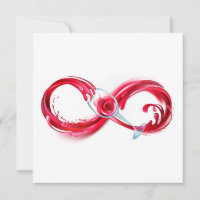 Infinito con vino Rojo