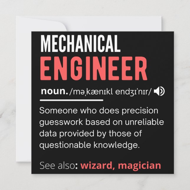 Reserva La Fecha INGENIERO mecánico (Anverso)