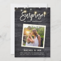 Instantánea Rustica Moderna Sorpresa Compromiso Fo