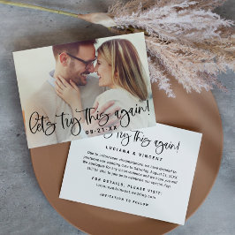 Reserva La Fecha Intentemos esta foto Boda moderna de nuevo