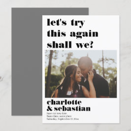 Reserva La Fecha Intentemos esto de nuevo Guardar la foto de fecha