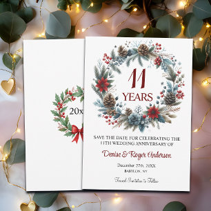 Reserva La Fecha Invierno del 11° Aniversario Boda