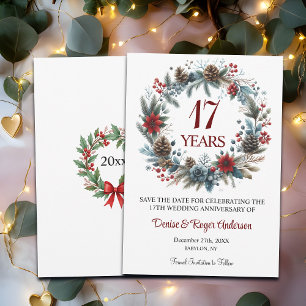 Reserva La Fecha Invierno del 17° Aniversario del Boda