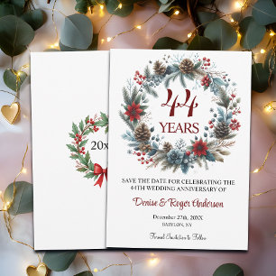 Reserva La Fecha Invierno del 44° Aniversario Boda