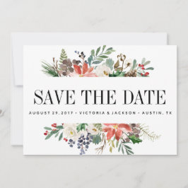 Reserva La Fecha Invierno místico | BODA Foto guardar la fecha