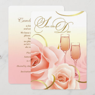 Reserva la fecha. Invitaciones de la fiesta de cum