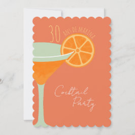 Reserva La Fecha Invitation anniversaire Cocktail Party