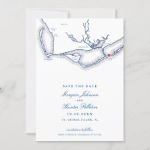 Isla St. George FL Elegant Navy Beach Wedding