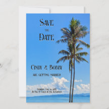 Isla Tropical, Palmeras, Mar Azul, Boda Sa