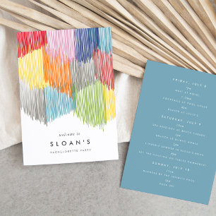 Reserva La Fecha Itinerario moderno de la fiesta de la bachillerato