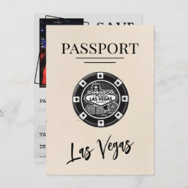 Reserva La Fecha Ivory Las Vegas Passport Save the Date