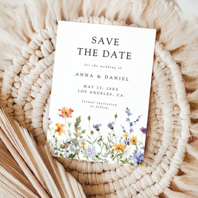 Reserva La Fecha Jardín de flores silvestres de verano (Subido por el creador)