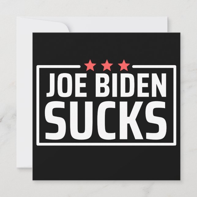 Reserva La Fecha joe Biden Sucks (Anverso)