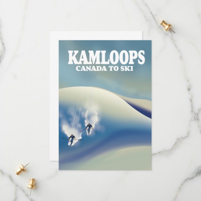 Reserva La Fecha Kamloops Canadá para esquiar (Anverso/Reverso In Situ)