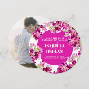 Reserva La Fecha La boda de las flores de las acciones rosas salva