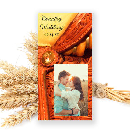 Reserva La Fecha La boda del país de la silla de ruedas occidental