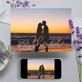 Reserva La Fecha La caligrafía fotográfica blanca del Relieve metal