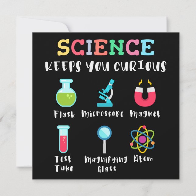 Reserva La Fecha La ciencia te mantiene curioso (Anverso)
