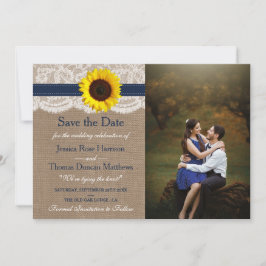Reserva La Fecha La colección de Bodas de girasol ruso - Armada