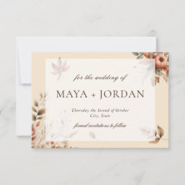 Reserva La Fecha La cosecha de calabaza otoñal de champagne de Cham