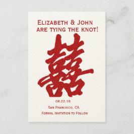 Reserva La Fecha La doble felicidad moderna salva la fecha