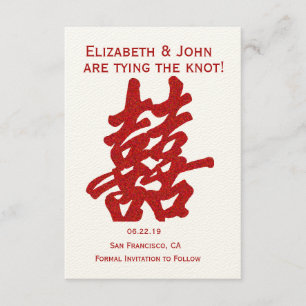 Reserva La Fecha La doble felicidad moderna salva la fecha