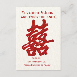 Reserva La Fecha La doble felicidad moderna salva la fecha