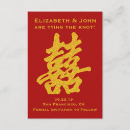 Reserva La Fecha La doble felicidad moderna salva la fecha