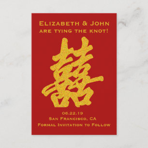 Reserva La Fecha La doble felicidad moderna salva la fecha