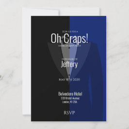 Reserva La Fecha La fiesta de soltero de esmoquin negro azul salva 