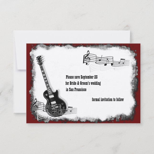 Reserva La Fecha La guitarra eléctrica: la música negra roja salva  (Anverso)