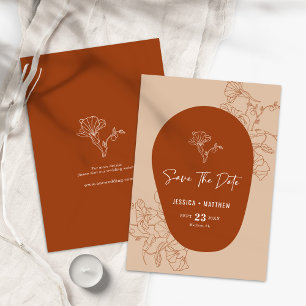 Reserva La Fecha La moderna tipografía retro Minimalista salva la f