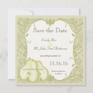 Reserva La Fecha La Perfecta Pear Save the Date