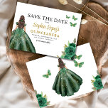 Reserva La Fecha La princesa verde esmeralda Quinceañera salva la f<br><div class="desc">Anuncie su día especial con una encantadora Princesa Verde Esmeralda Quinceañera Guardar la invitación de la fecha. Con una paleta de colores verde esmeralda y detalles elegantes, esta invitación marca el tono para una celebración real. Adornado con delicados acentos para una princesa, captura perfectamente la magia de tu próxima quinceañera....</div>