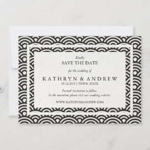 Reserva La Fecha La Seigaiha japonesa salva la fecha sin foto