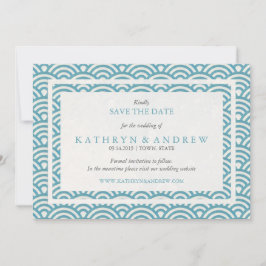 Reserva La Fecha La Seigaiha japonesa salva la fecha sin foto