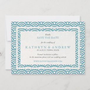 Reserva La Fecha La Seigaiha japonesa salva la fecha sin foto