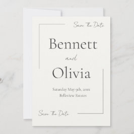 Reserva La Fecha La suave boda de temporada salva la fecha