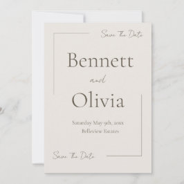 Reserva La Fecha La suave boda de temporada salva la fecha