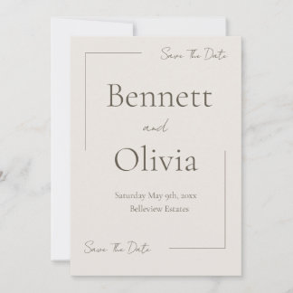 Reserva La Fecha La suave boda de temporada salva la fecha