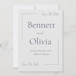 Reserva La Fecha La suave boda de temporada salva la fecha