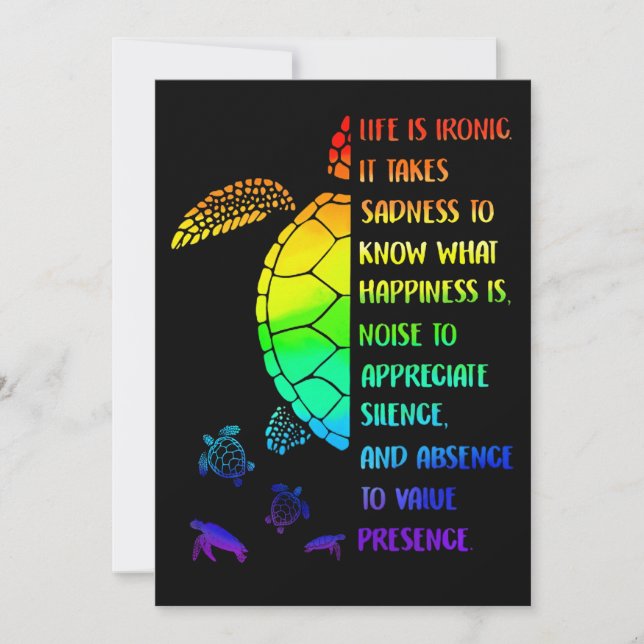 Reserva La Fecha La Vida Es Irónica, Se Necesita Tristeza Para Sabe (Anverso)