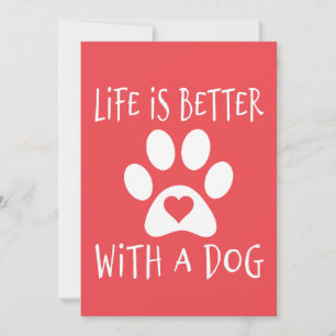 Reserva La Fecha La Vida Es Mejor Con Un Perro - Los Amantes Del Pe